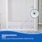 Kenney Mfg Medium Weight PEVA Shower Curtain Liner, 2-Pack, 70in W x 72in H, Clear KN61462 - alternate 5